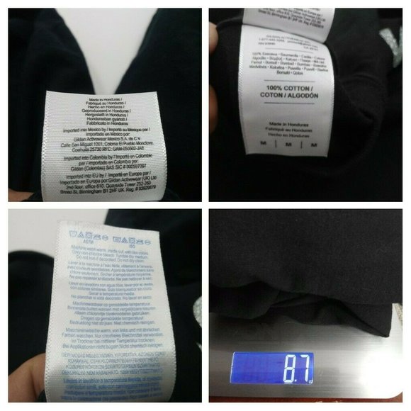 Game Face Long Sleeve Tee Medium Black & Silver - Picture 12 of 14